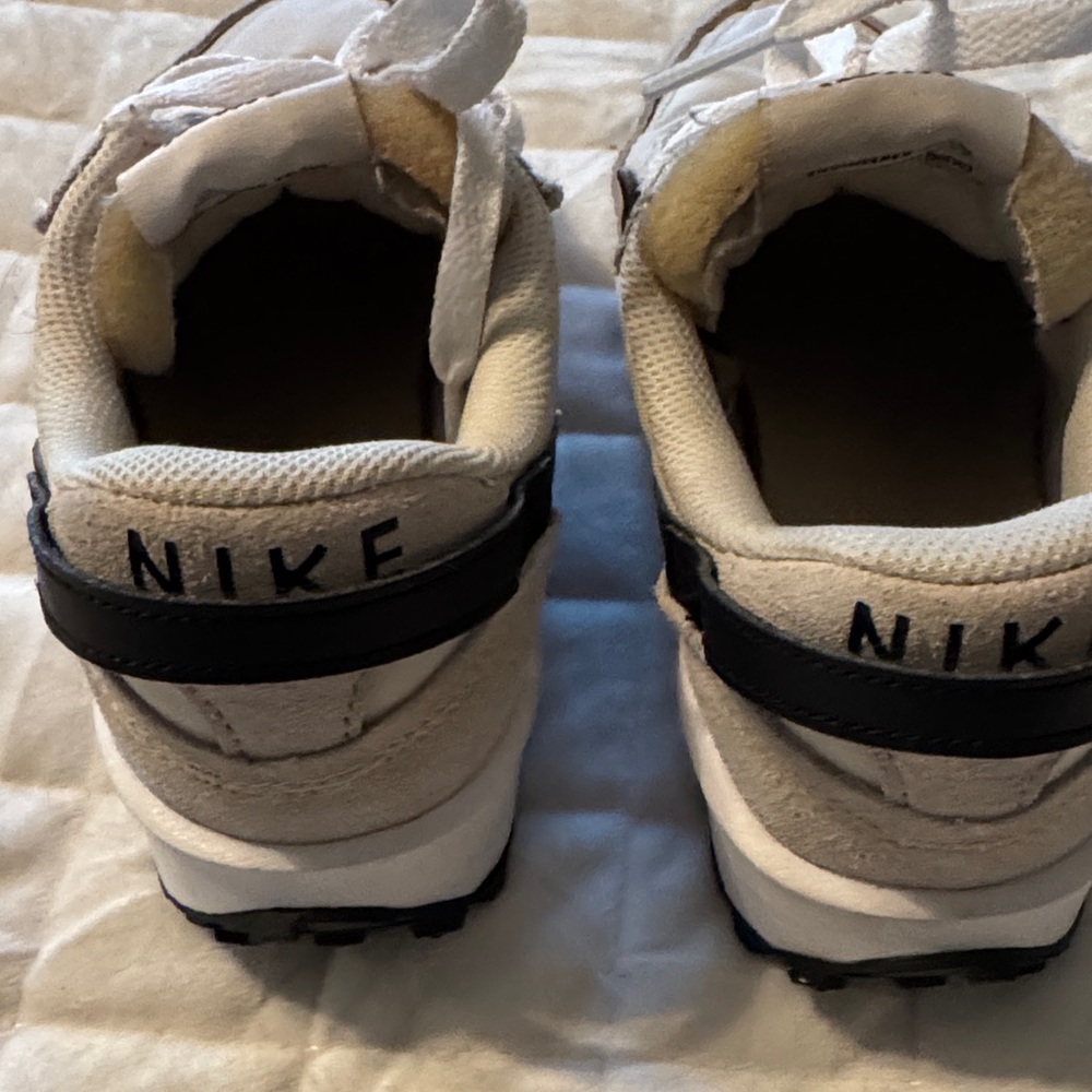Nike White and Beige Athletic Shoes - Picture 3 of 4